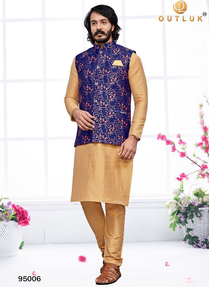 Outluk Vol 95 Ethnic Wear Wholesale Kurta Pajama With Jacket Collection